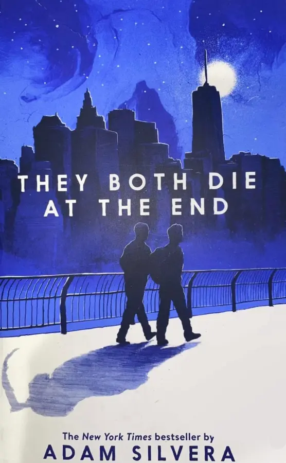 cover of bookok book they both die at the end 